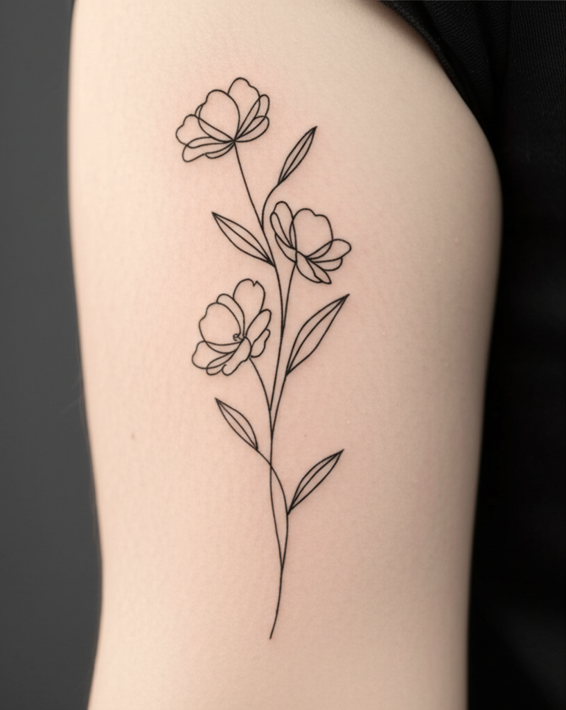 Estilo de tatuaje Minimalista