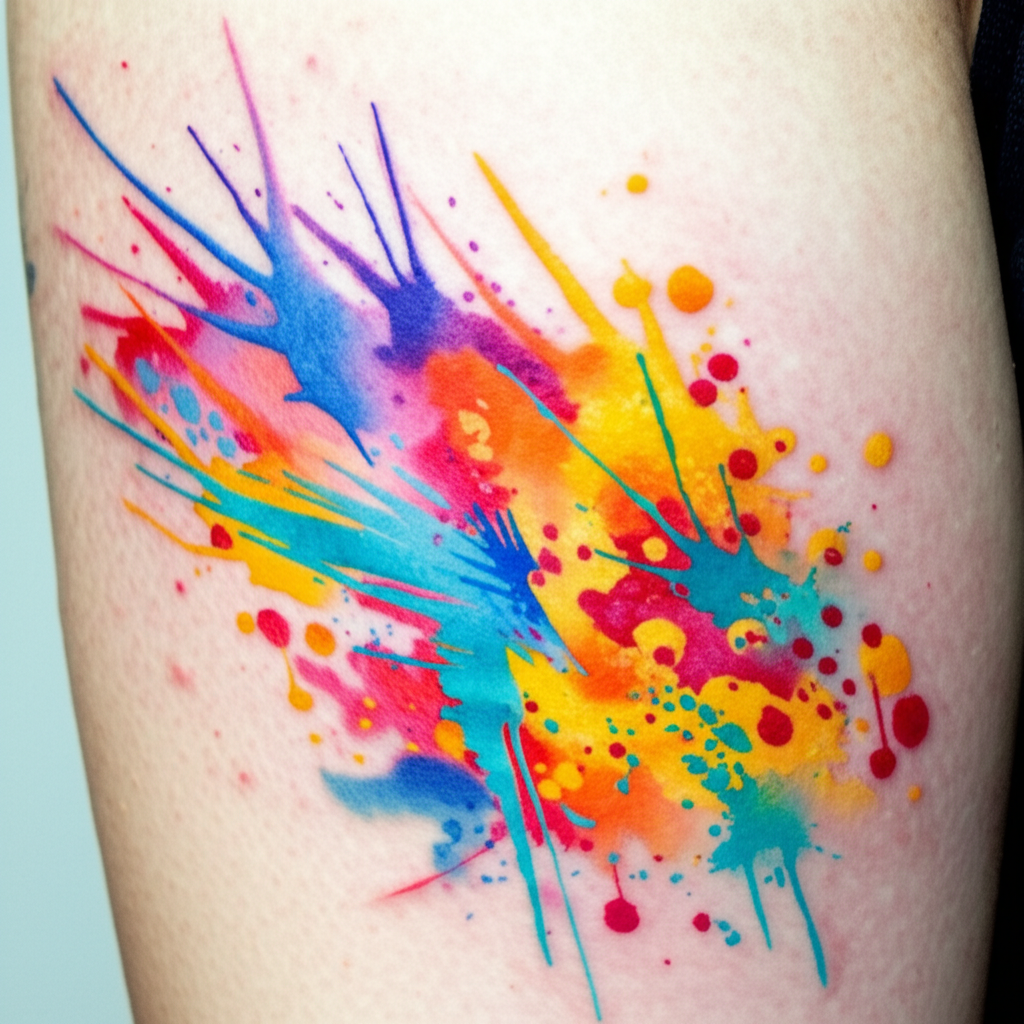 Estilo de tatuaje Acuarela